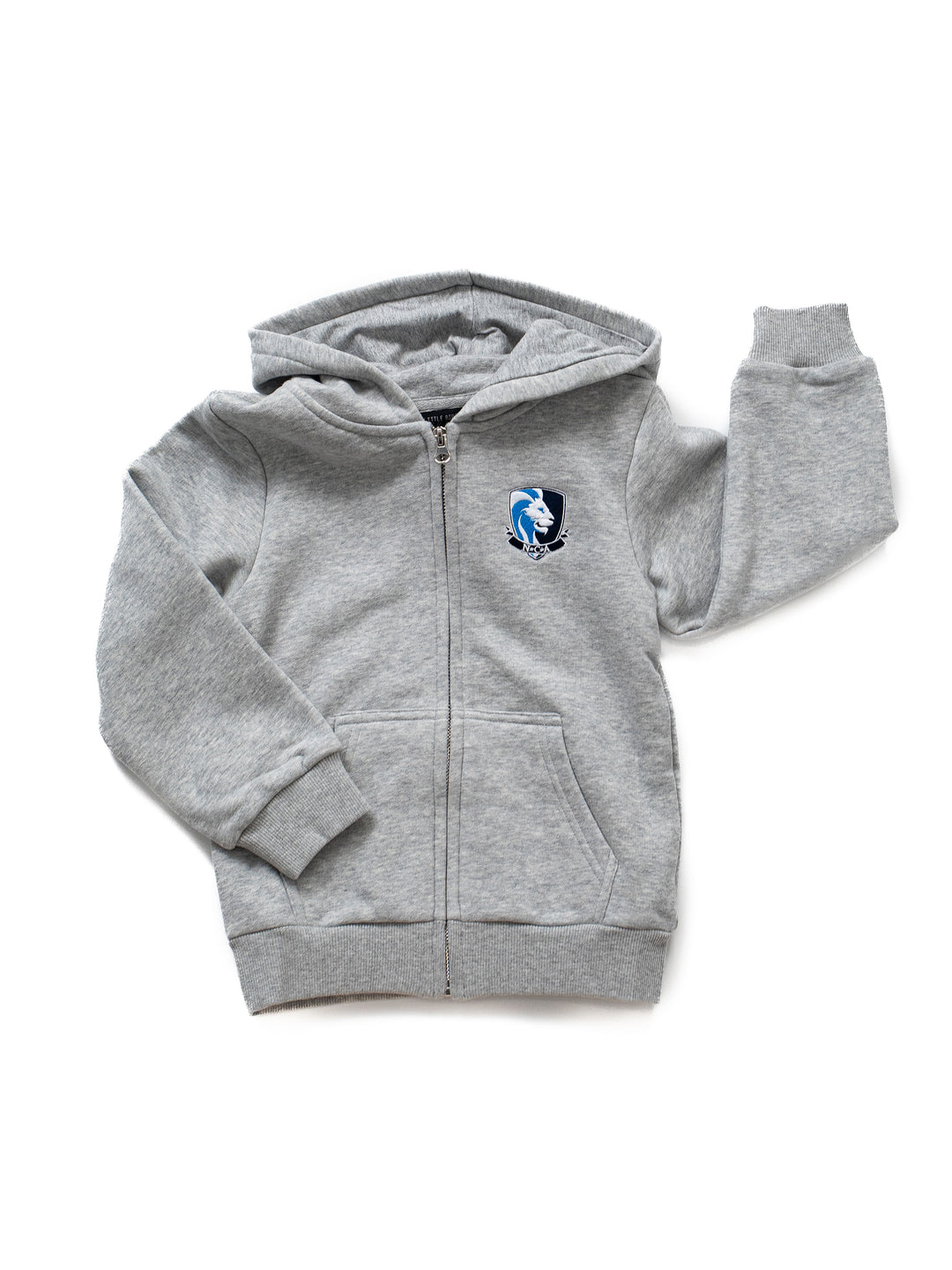 NCA Zip Up Hoodie - Grey