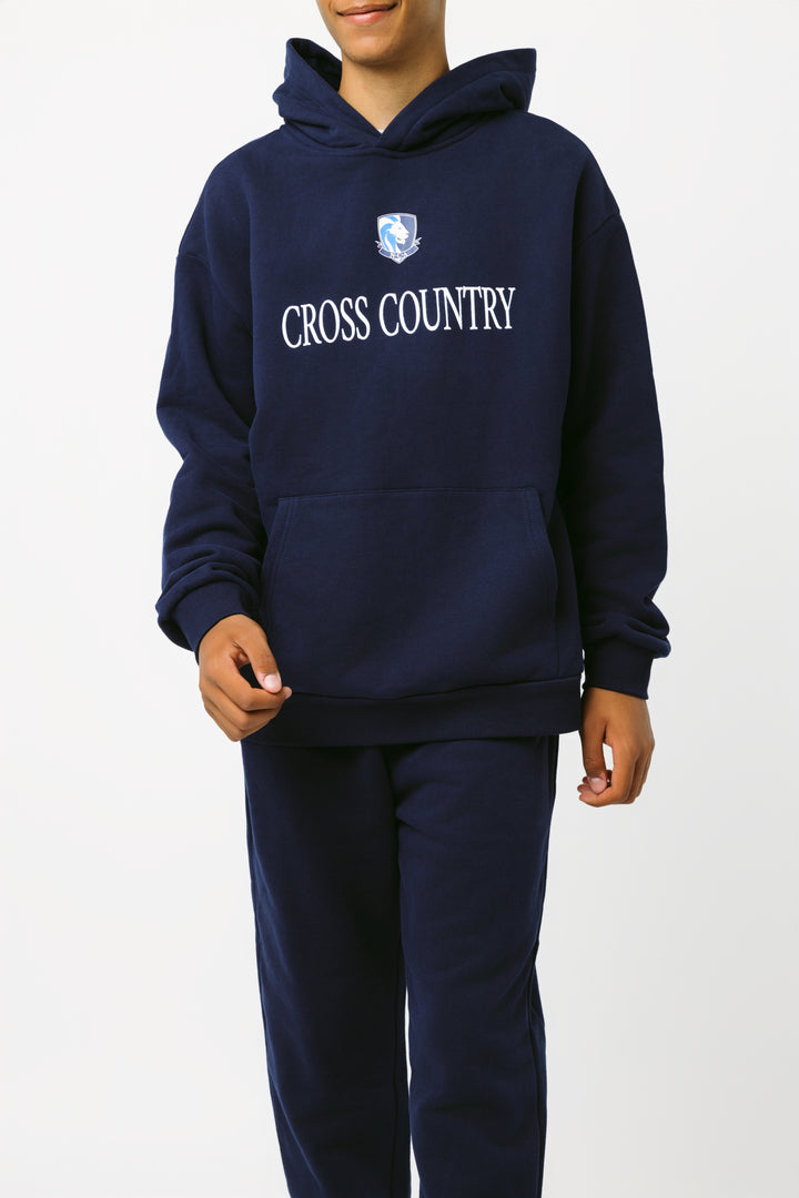 NCA Sport Hoodie XC - Navy (middle school athletics only)