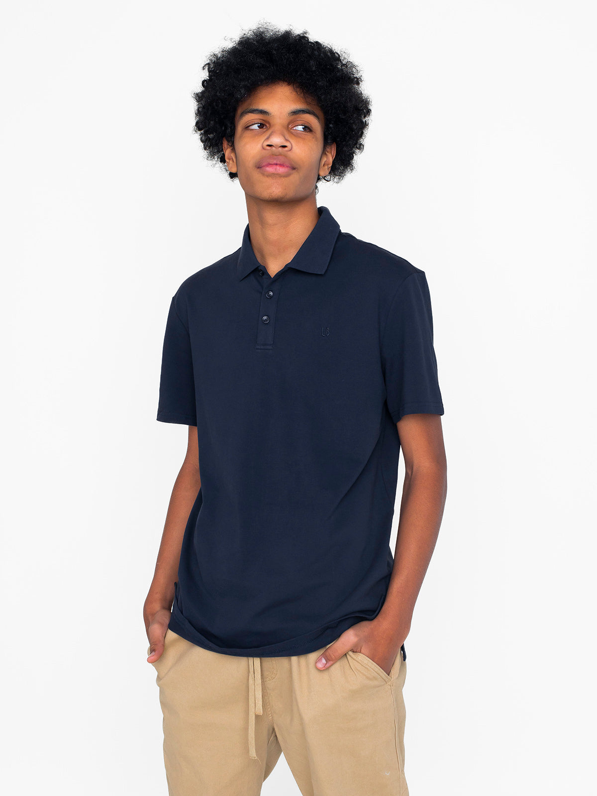 Adult Basic Polo Shirt - Navy Blue – Little Bipsy Everett WA Showroom