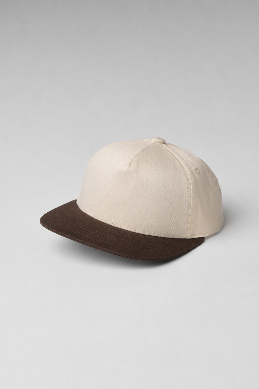 Play More Snapback Hat - Cream