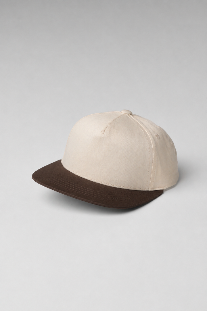 Play More Snapback Hat - Cream