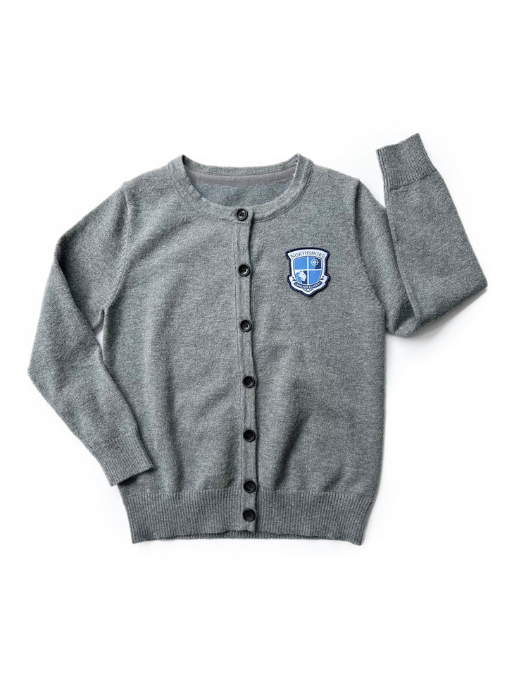 NCA Button Up Sweater - Grey